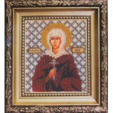 Схема для вышивания бисером Икона св. Лидии
