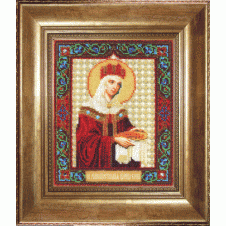 Набор для вышивания бисером  "Икона святая равноапостольная царица Елена"
