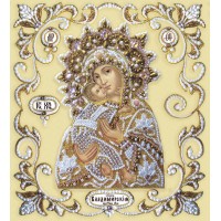 Набор для вышивки бисером «Богородица Владимирская в короне»