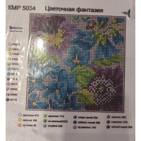 Схема бисером Цветочная фантазия 