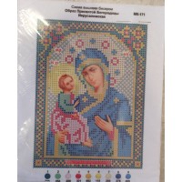 Схема для вышивания бисером Образ Пресвятой Богородицы Иерусалимская