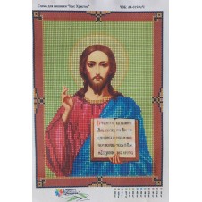 Схема для вышивания бисером Иисус Христос 