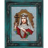 Схема для вышивания бисером Святая Тамара
