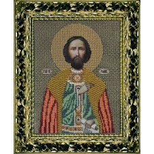 Схема для вышивания бисером Святой князь Роман