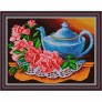 Рисунок - схема на ткани - "Натюрморт с розами"