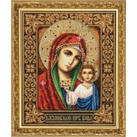Набор для вышивания бисером "Казанская икона Божией Матери"