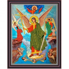 Рисунок - схема на ткани - Икона "Ангел-Хранитель"