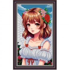 Рисунок - схема на ткани - "Чудесный ангел"