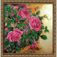 Набор для вышивания бисером "Вьющиеся розы"