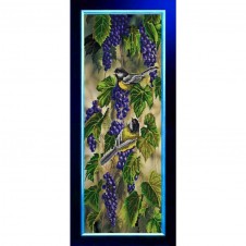 Рисунок на ткани "Птички-синички"