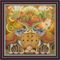Рисунок - схема на ткани - "Рог изобилия"