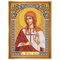Схема для вышивания бисером иконы «Св. Мц. Лидия Иллирийская»