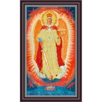 Рисунок - схема на ткани - Икона "Жена облаченная в солнце"