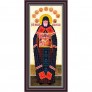 Рисунок - схема на ткани - Икона "Св. Николай Псковоезерский"