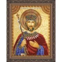 Рисунок на ткани для вышивания бисером "Святой Константин"