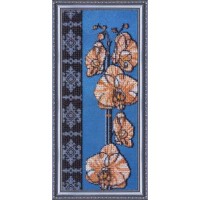 Рисунок на ткани для вышивания бисером "Орхидеи-2"