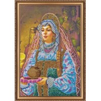 Рисунок на ткани для вышивания бисером "Василиса"
