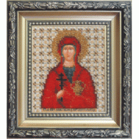 Схема для вышивания бисером "Икона святая мученица узорешительница Анастасия
