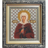 Схема для вышивания бисером "Икона святая мученица Лидия"