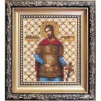 Схема для вышивания бисером "Икона святой великомученик Никита"