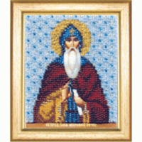 Схема для вышивания бисером "Икона святой преподобный Илья Муромец-Печерский"