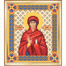 Схема для бисерной вышивки "Икона святой мученица Анна"