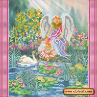 Схема для бисерной вышивки "Райский сад"