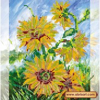 Схема для бисерной вышивки "Солнечные цветы"