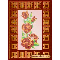 Схема для бисерной вышивки "Красная роза"
