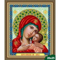 Схема для вышивки бисером Икона Пресвятая Богородица Корсунская