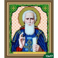 Схема для вышивки бисером Икона Святой Преподобный Сергий Радонежский