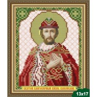 Схема для вышивки бисером Икона Святой Благоверный князь Владислав Сербский