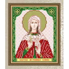 Схема для вышивки бисером Икона Святая Мученица София