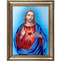 Рисунок на ткани  Наисветейшее Сердце Христово