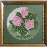 Рисунок на канве для вышивания бисером "Розы"