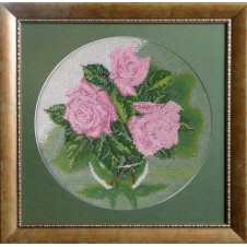 Рисунок на канве для вышивания бисером "Розы"