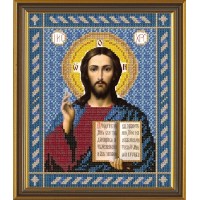 Схема для вышивания бисером  "Христос Спаситель