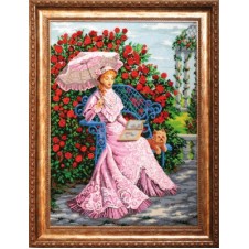 Набор для вышивания бисером "В розовом саду"