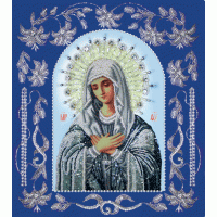 Набор для вышивания бисером "Богородица Умиление в рамке" (Икона)