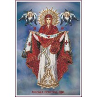Набор для вышивания бисером "Покрова Пресвятой Богородицы" (Икона)