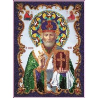 Набор для вышивания бисером "Св. Николай чудотворец" (Икона)