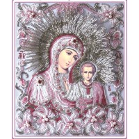 Набор для вышивания бисером "Богородица Казанская (часть венчальной пары «ЛИЛИИ»)" (Икона)