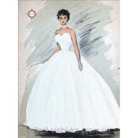 Рисунок на ткани для вышивания бисером "Хрустальная невеста"