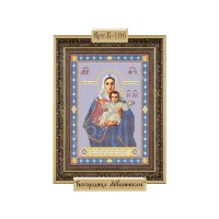Схема для вышивки бисером ''Пресвятая Богородица Леушинская"