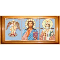 Рисунок на ткани для вышивания бисером "Триптих молитва"Ангелу Хранителю"