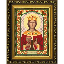 Рисунок-схема для вышивания бисером "Святая Великомученица Варвара"