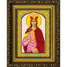 Рисунок-схема для вышивания бисером "Святая Великомученица Ирина"
