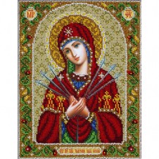 Набор для вышивания бисером Паутинка Б-1096 Пресвятая Богородица Умягчение злых сердец