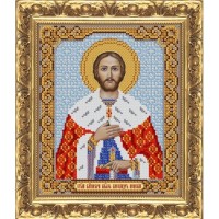 Рисунок на ткани для вышивания бисером "Св. Благов. Князь Александр Невский"