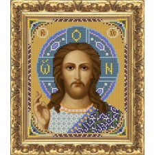 Рисунок на ткани для вышивания бисером "Иисус Христос Господь Вседержитель (венчальная пара)"